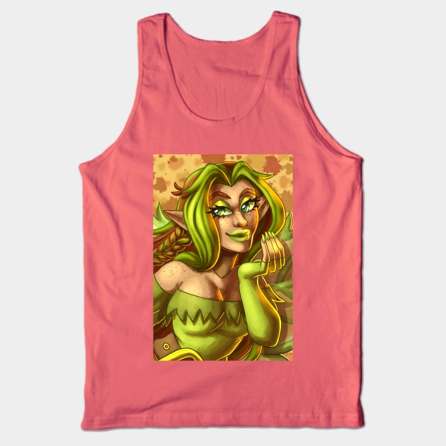 Illusen the Earth Faerie Tank Top by cometkins